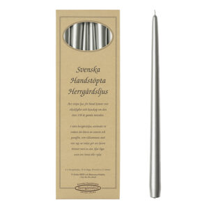 Herrgårdsljus silver