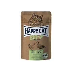 HappyCat våt, Bio Organic, kyckling & anka