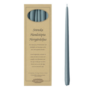 Herrgårdsljus Duvblå